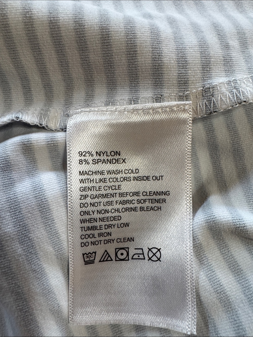 Tommy Bahama Black & White Striped Sleeveless Mock Neck Top - Picture 13 of 13